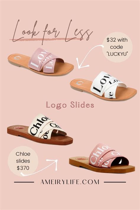 chloe slide sandals dupe|chloe inspired sandal dupe.